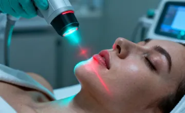 CO2 laser resurfacing treatment
